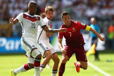 CHÙM ẢNH: 'Siêu Mueller' lập hat-trick, Đức vùi dập Bồ Đào Nha